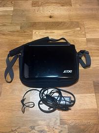 Mini laptop Acer netbook con caricatore e borsetta