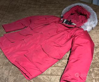 Piumino Uomo Woolrich Arctic Parka Rosso M Usato