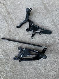 Pedane arretrate regolabili WALTER MOTO Yamaha R6