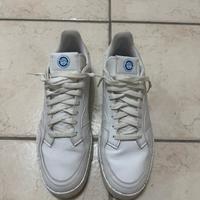 Sneaker adidas 46 2/3 pelle bianca limited detail