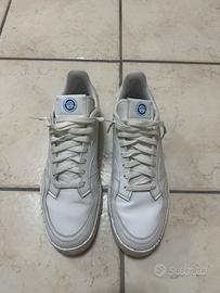 Sneaker adidas 46 2/3 pelle bianca limited detail