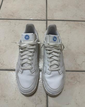 Sneaker adidas 46 2/3 pelle bianca limited detail