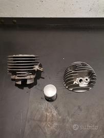 Cilindro, testa e pistone vespa/ape 50