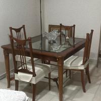 Tavolo e sedie anni 60