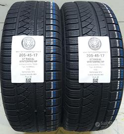 2 GOMME 205 45 17 GT RADIAL A72243