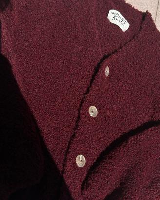 Cardigan 5MC2 “Fluffy” bordeaux