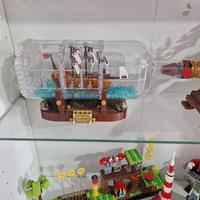 Lego nave in bottiglia 