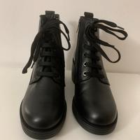 Stivaletti tacco e lacci Igi&co vera pelle n. 38