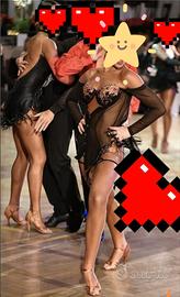 Vestito completo danze latino-americane 