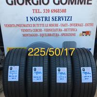 Gomme 225/50/17 nuove e usate inpronta