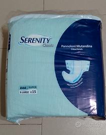 SERENITY PANNOLONI MUTANDINA CLASSIC SUPER XL 15 P