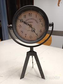 orologio industrial metallo Jysk funzionante