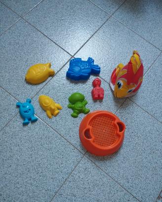 Giochi mare formine colino  gonfiabile 