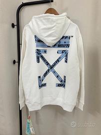 Felpa Off-White Silver Bianca