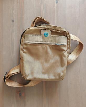 Piquadro tracolla beige/pelle originale