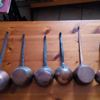 Antichi mestoli in rame