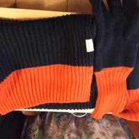 vintage guanti sciarpa  lana