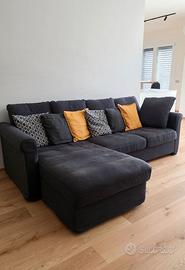 Divano 3 posti IKEA con chaise longue contenitore