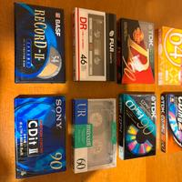 16 cassette vergini sigillate collezione