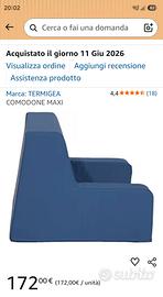 Comodone, seduta letto