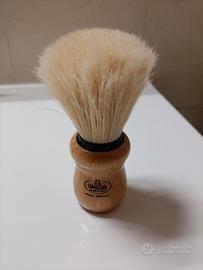 Pennello da barba in setola sbiancata 