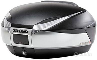 Shad D0B48200 Baule SH48 Argento/Nero