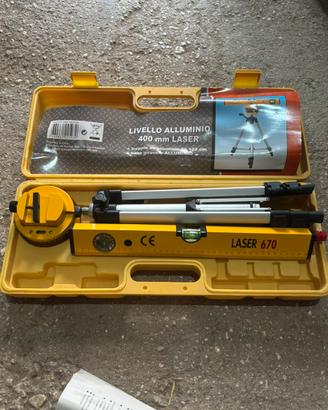 Kit Livello Laser 400 mm Treppiede e Base girevole