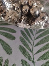 Cornucopia Grande con Frutta Scultura Portafortuna