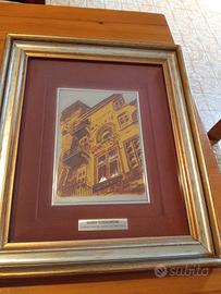 Quadro su lastra di argento in serie limitata.