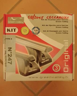 KIT DI FISSAGGIO BARRE GREEN VALLEY N.247