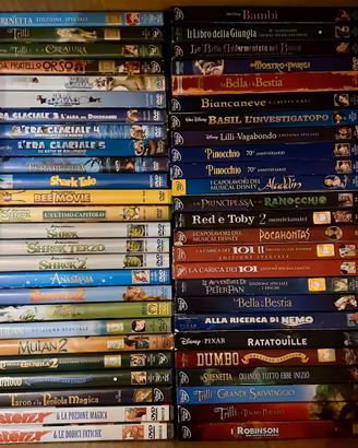 Dvd Disney oltre 100 titoli disponibili