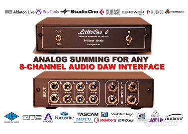 8×4 Analog Summing Mixer Box for Any 8-Channel DAW