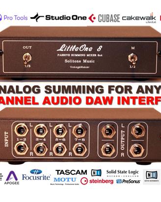 8×4 Analog Summing Mixer Box for Any 8-Channel DAW