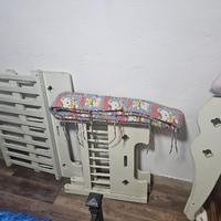 Lettino Bimba in legno con paracolpi