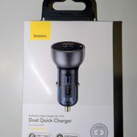 Baseus 65W Car Charger Digital Display - NUOVO