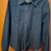 Camicia vintage in jeans da donna