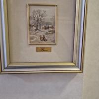 quadro vintage argento 18x20