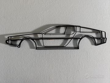 Ritorno al futuro arte murale De Lorean 
