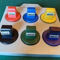 Timbri Masters con espositore 1985 - gadget MOTU