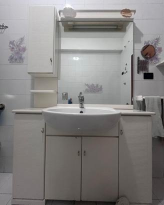 SVENDITA Mobile Bagno completo specchio 130cm