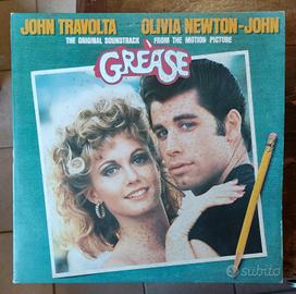 GREASE LP 2 Dischi Vinile 1978 Colonna Sonora Film