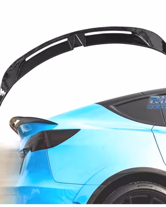 SPOILER ALETTONE TESLA MODEL Y TURBO 20- LOOK NERO