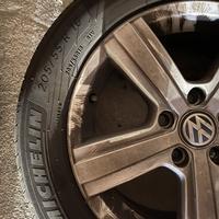 Cerchi lega + copricerchi + ruote 205/55 R16 Golf7