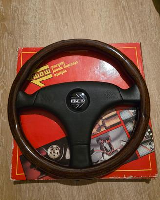 Volante Momo pelle legno vl35 Zender