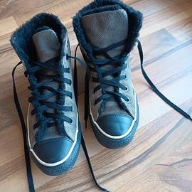 converse chuck taylor hi invernali marroni 38