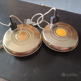 Coppia di scaldini elettrici vintage "Sole Mio"