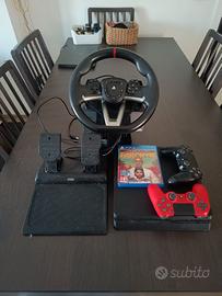 Ps4 Slim + Hori volante e pedali da corsa