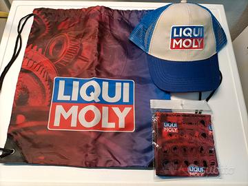 LiquiMoly, cappellino, borsa e scaldacollo