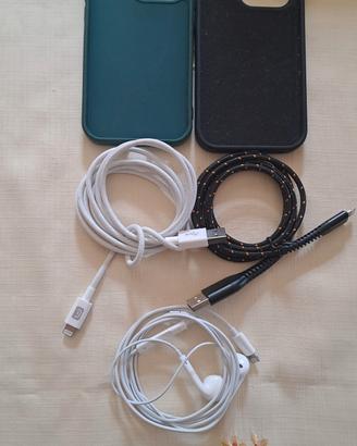 Cover + cavetti usb + cuffie