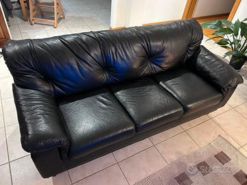 Divano in vera pelle (3 divani)